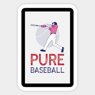 Pure Baseball. sports Sticker